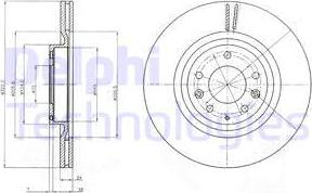 Delphi BG4028 - Kočioni disk www.molydon.hr