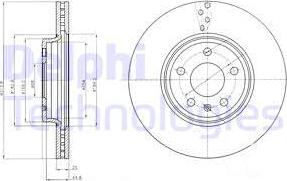 Delphi BG4079C-18B1 - Kočioni disk www.molydon.hr