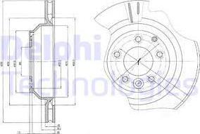 Delphi BG4070 - Kočioni disk www.molydon.hr