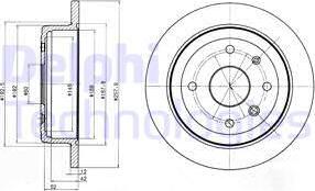 Delphi BG4194 - Kočioni disk www.molydon.hr