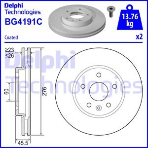 Delphi BG4191C-18B1 - Kočioni disk www.molydon.hr