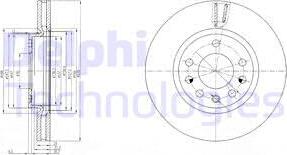 Delphi BG4149 - Kočioni disk www.molydon.hr