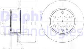 Delphi BG4164 - Kočioni disk www.molydon.hr