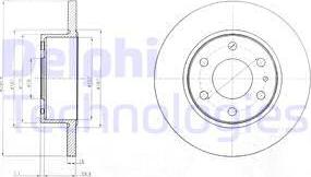 Delphi BG4165 - Kočioni disk www.molydon.hr