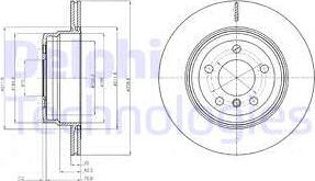 Delphi BG4168 - Kočioni disk www.molydon.hr