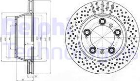 Delphi BG4163C - Kočioni disk www.molydon.hr