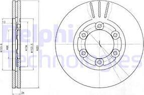 Delphi BG4104 - Kočioni disk www.molydon.hr