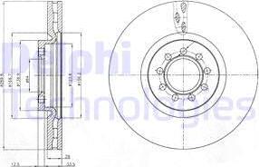 Delphi BG4101 - Kočioni disk www.molydon.hr