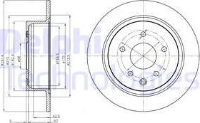 Delphi BG4108 - Kočioni disk www.molydon.hr