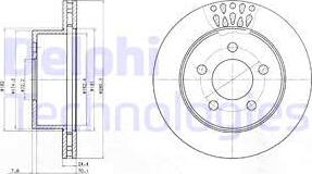 Delphi BG4103 - Kočioni disk www.molydon.hr