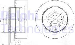 Delphi BG4115 - Kočioni disk www.molydon.hr