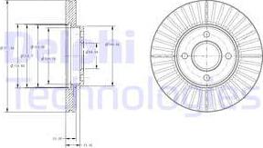 Delphi BG4117 - Kočioni disk www.molydon.hr