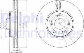 Delphi BG4186 - Kočioni disk www.molydon.hr