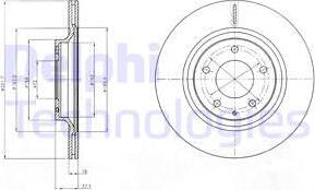 Delphi BG4182 - Kočioni disk www.molydon.hr