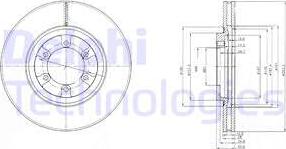 Delphi BG4133 - Kočioni disk www.molydon.hr