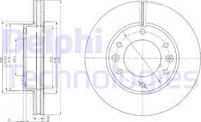 Delphi BG4137 - Kočioni disk www.molydon.hr