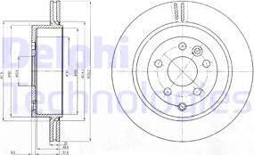 Delphi BG4125 - Kočioni disk www.molydon.hr