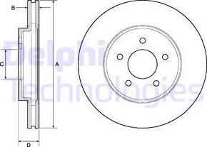 Delphi BG4120 - Kočioni disk www.molydon.hr