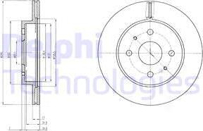 Delphi BG4128 - Kočioni disk www.molydon.hr