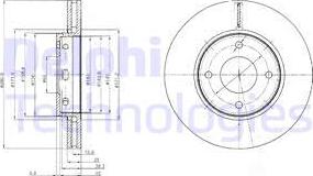 Delphi BG4127 - Kočioni disk www.molydon.hr