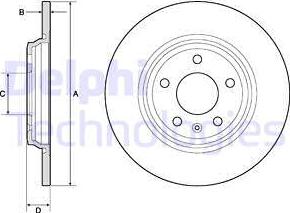 Delphi BG4800C-19B1 - Kočioni disk www.molydon.hr