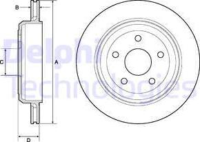 Delphi BG4802C - Kočioni disk www.molydon.hr