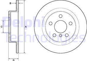 Delphi BG4812C-19B1 - Kočioni disk www.molydon.hr