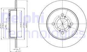 Delphi BG4345 - Kočioni disk www.molydon.hr