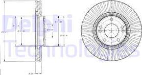 Delphi BG4309 - Kočioni disk www.molydon.hr