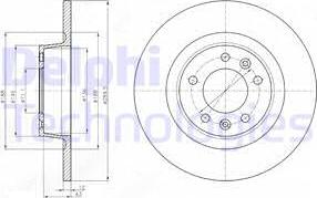 Delphi BG4301 - Kočioni disk www.molydon.hr