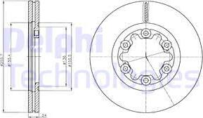 Delphi BG4319 - Kočioni disk www.molydon.hr