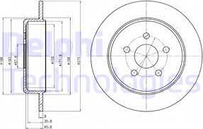 Delphi BG4313 - Kočioni disk www.molydon.hr