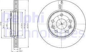 Delphi BG4317 - Kočioni disk www.molydon.hr