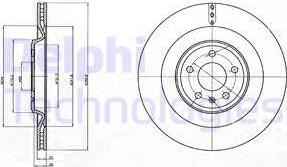 Delphi BG4387 - Kočioni disk www.molydon.hr