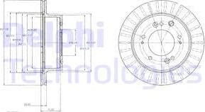 Delphi BG4331 - Kočioni disk www.molydon.hr