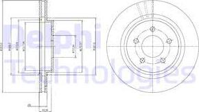 Delphi BG4240C-19B1 - Kočioni disk www.molydon.hr