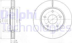 Delphi BG4248 - Kočioni disk www.molydon.hr