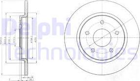 Delphi BG4247 - Kočioni disk www.molydon.hr