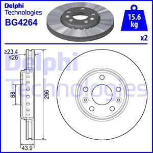 Delphi BG4264 - Kočioni disk www.molydon.hr