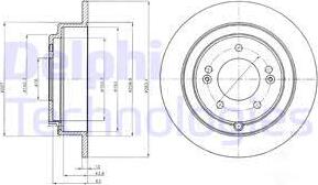 Delphi BG4262 - Kočioni disk www.molydon.hr