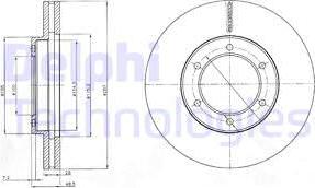 Delphi BG4209 - Kočioni disk www.molydon.hr