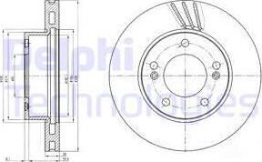 Delphi BG4207 - Kočioni disk www.molydon.hr