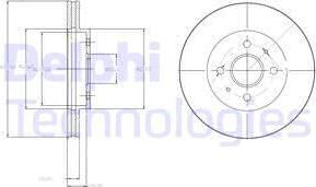 Delphi BG4213 - Kočioni disk www.molydon.hr