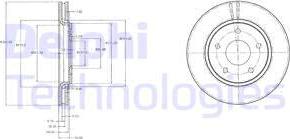 Delphi BG4212 - Kočioni disk www.molydon.hr