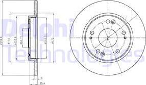 Delphi BG4280 - Kočioni disk www.molydon.hr