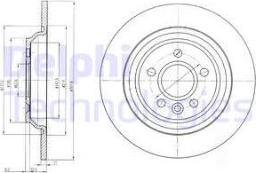 Delphi BG4239C-18B1 - Kočioni disk www.molydon.hr