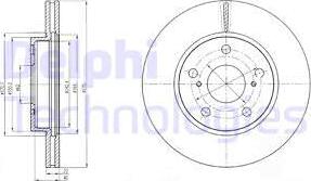 Delphi BG4232 - Kočioni disk www.molydon.hr