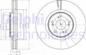 Delphi BG4225 - Kočioni disk www.molydon.hr