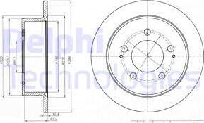 Delphi BG4220 - Kočioni disk www.molydon.hr