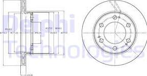 Delphi BG4221 - Kočioni disk www.molydon.hr